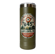 Halfway Cool & Full of Charm 22oz Tumbler – Gaylord, MI - DecalFreakz