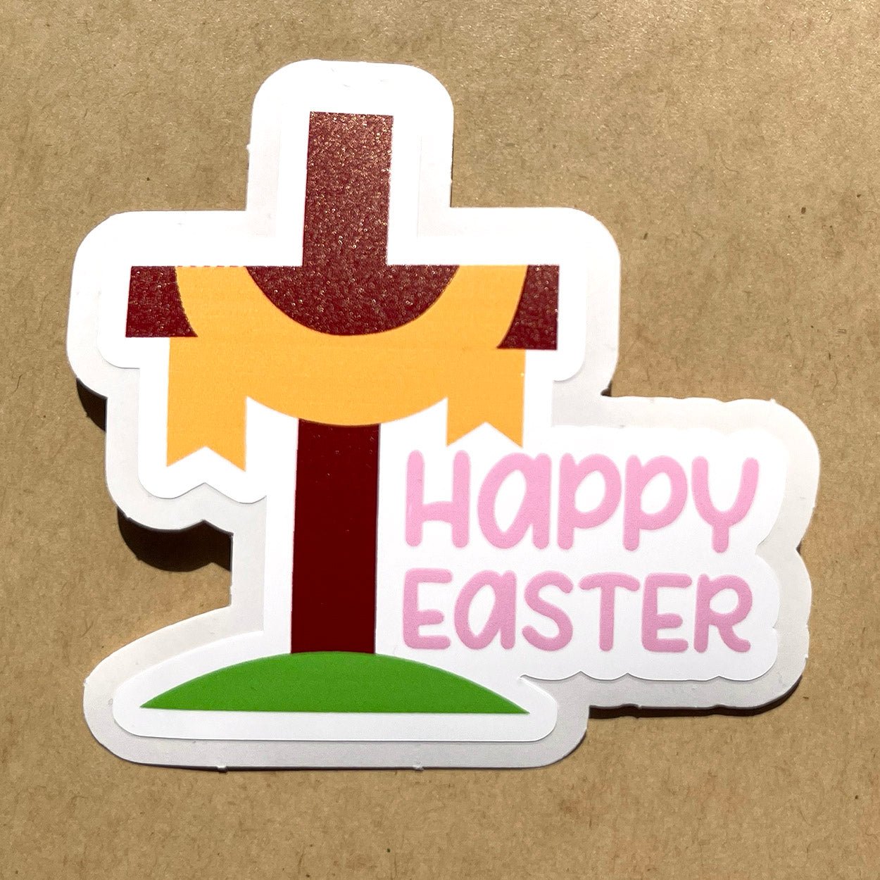 Happy Easter - Raised Sticker - DecalFreakz