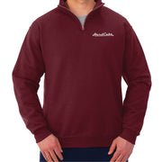 HardCabs 1/4 Zip Embroidered Sweatshirt - DecalFreakz