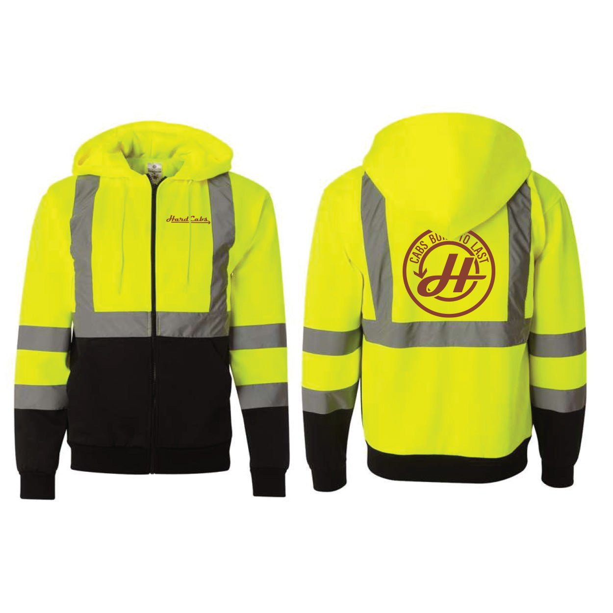 HardCabs Hi - Vis Sweatshirt - DecalFreakz