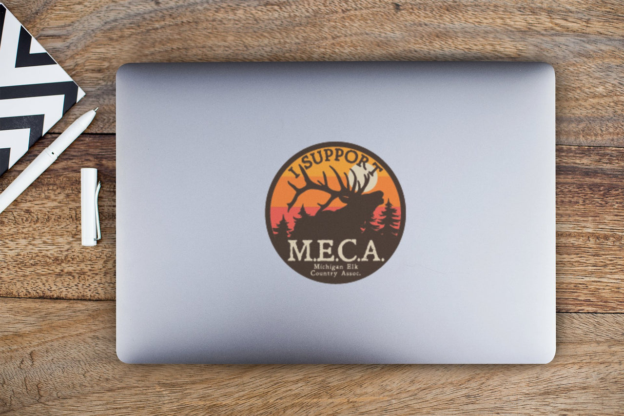 I Support MECA 4in Round Sticker