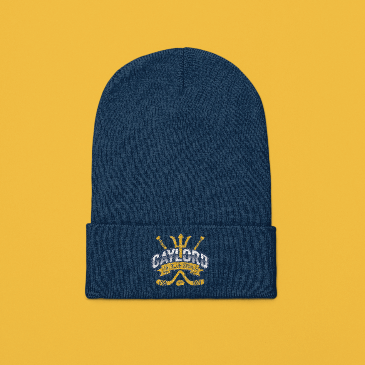 Junior Blue Devils Hockey Beanie - DecalFreakz