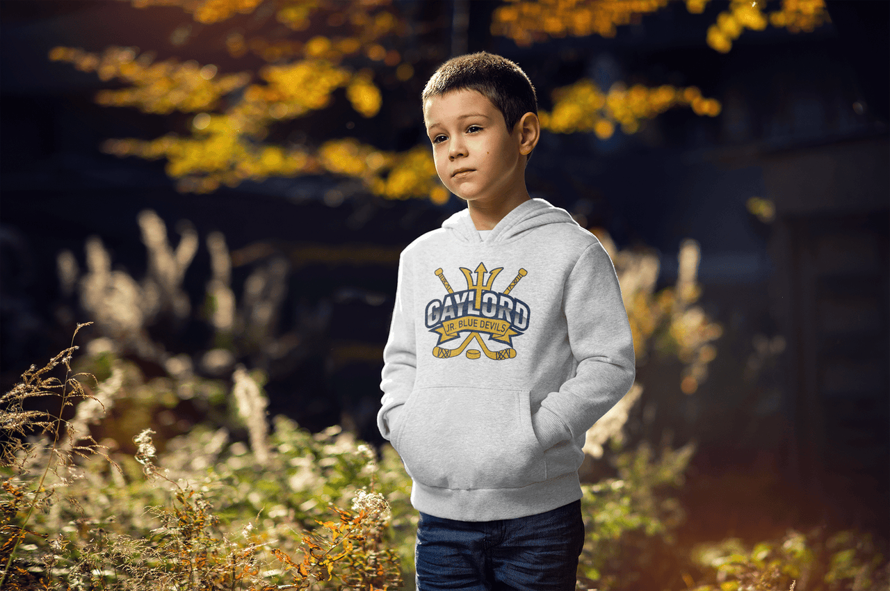 Junior Blue Devils Hockey Hoodie - DecalFreakz