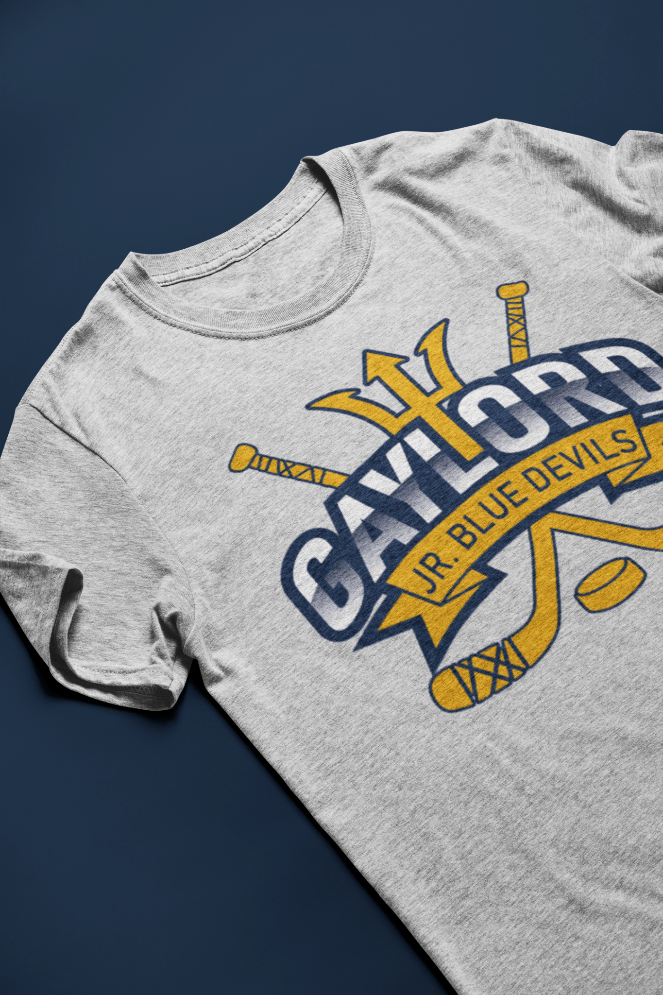 Junior Blue Devils Hockey Tee - DecalFreakz