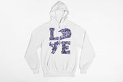 LOVE Snowmobile Arial Trees - T-Shirt, Long Sleeve, Crewneck, Hoodie With FREE Decal - DecalFreakz