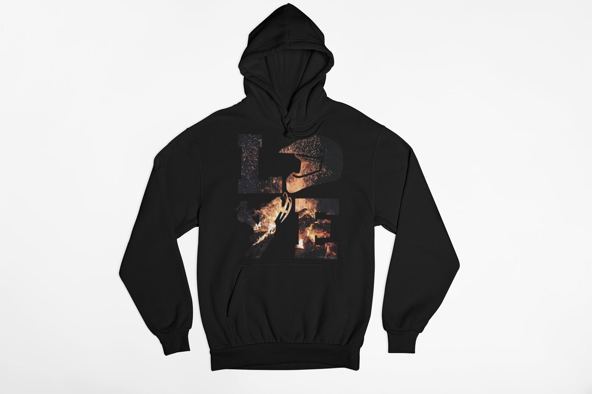 LOVE Snowmobile Crackling Fire - T-Shirt, Long Sleeve, Crewneck, Hoodie With FREE Decal - DecalFreakz