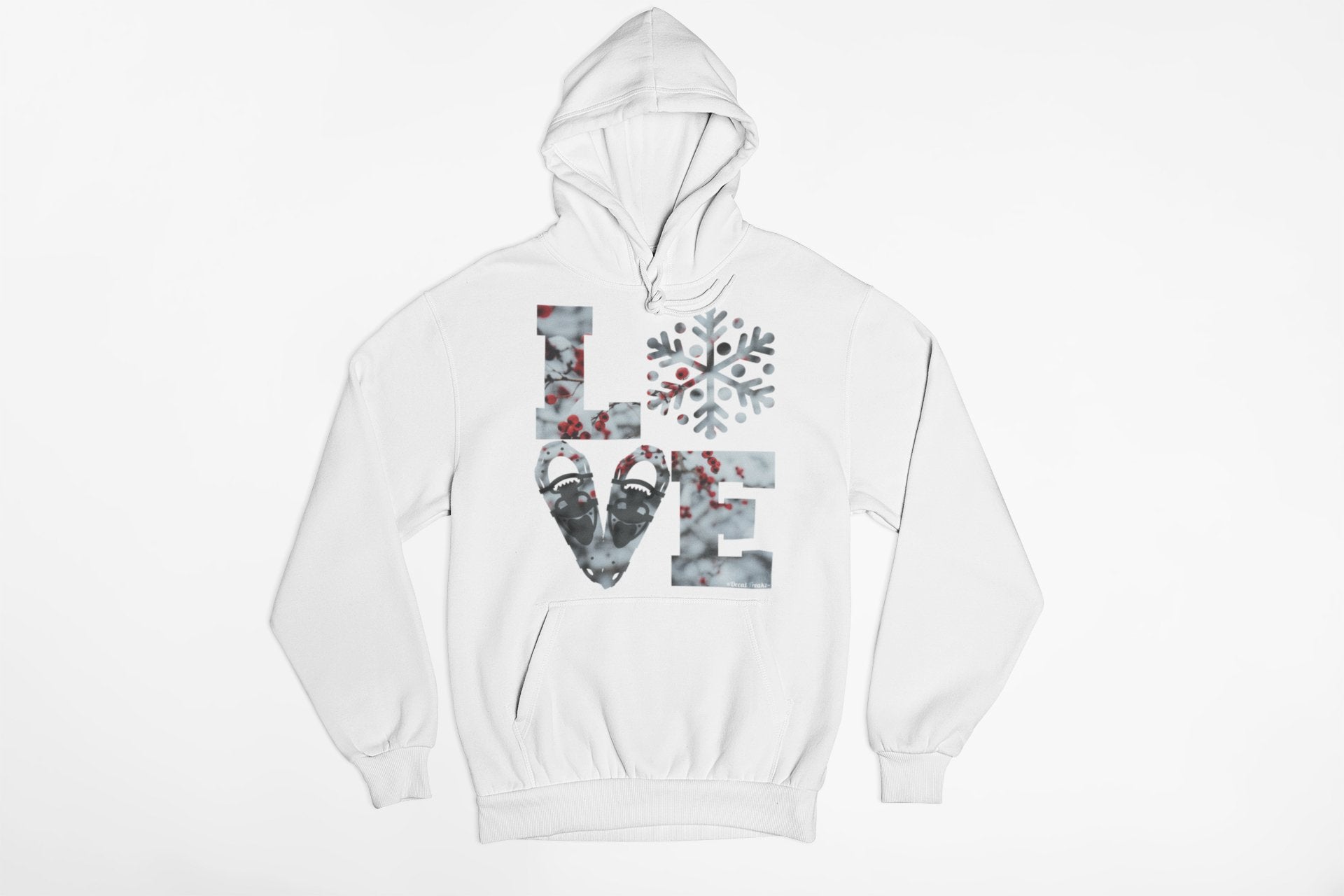 LOVE Snowshoe Icy Berries - T-Shirt, Long Sleeve, Crewneck, Hoodie With FREE Decal - DecalFreakz