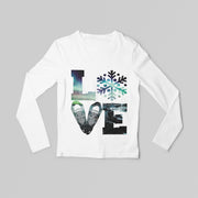 LOVE Snowshoe Northern Lights - T-Shirt, Long Sleeve, Crewneck, Hoodie With FREE Decal - DecalFreakz