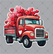 Love Truck Sticker - DecalFreakz