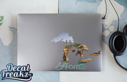 MI Great Lakes Home Pictured Rocks Decal - DecalFreakz