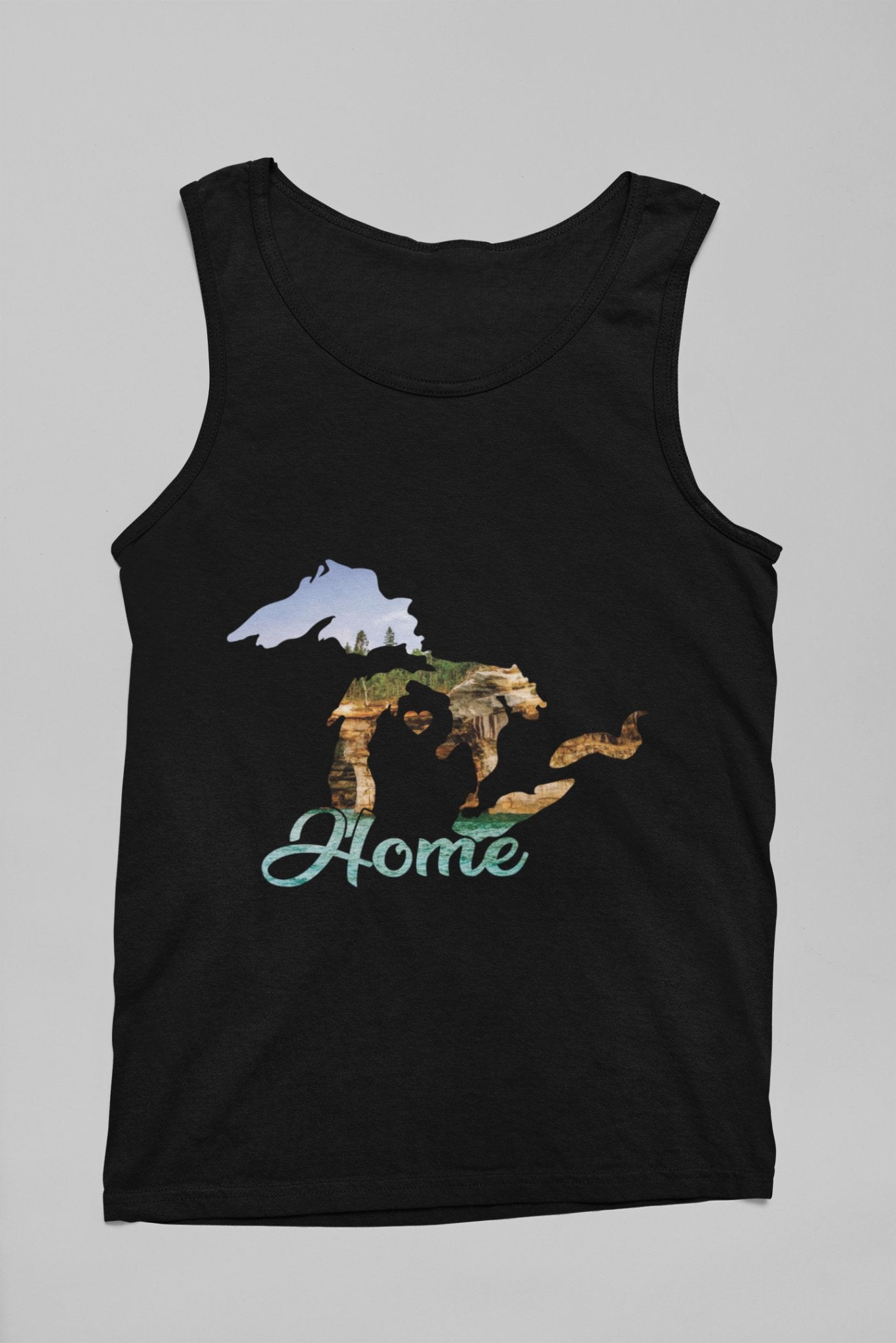 MI Great Lakes Home Pictured Rocks - Tank, T-Shirt, Hoodie With FREE Decal - DecalFreakz