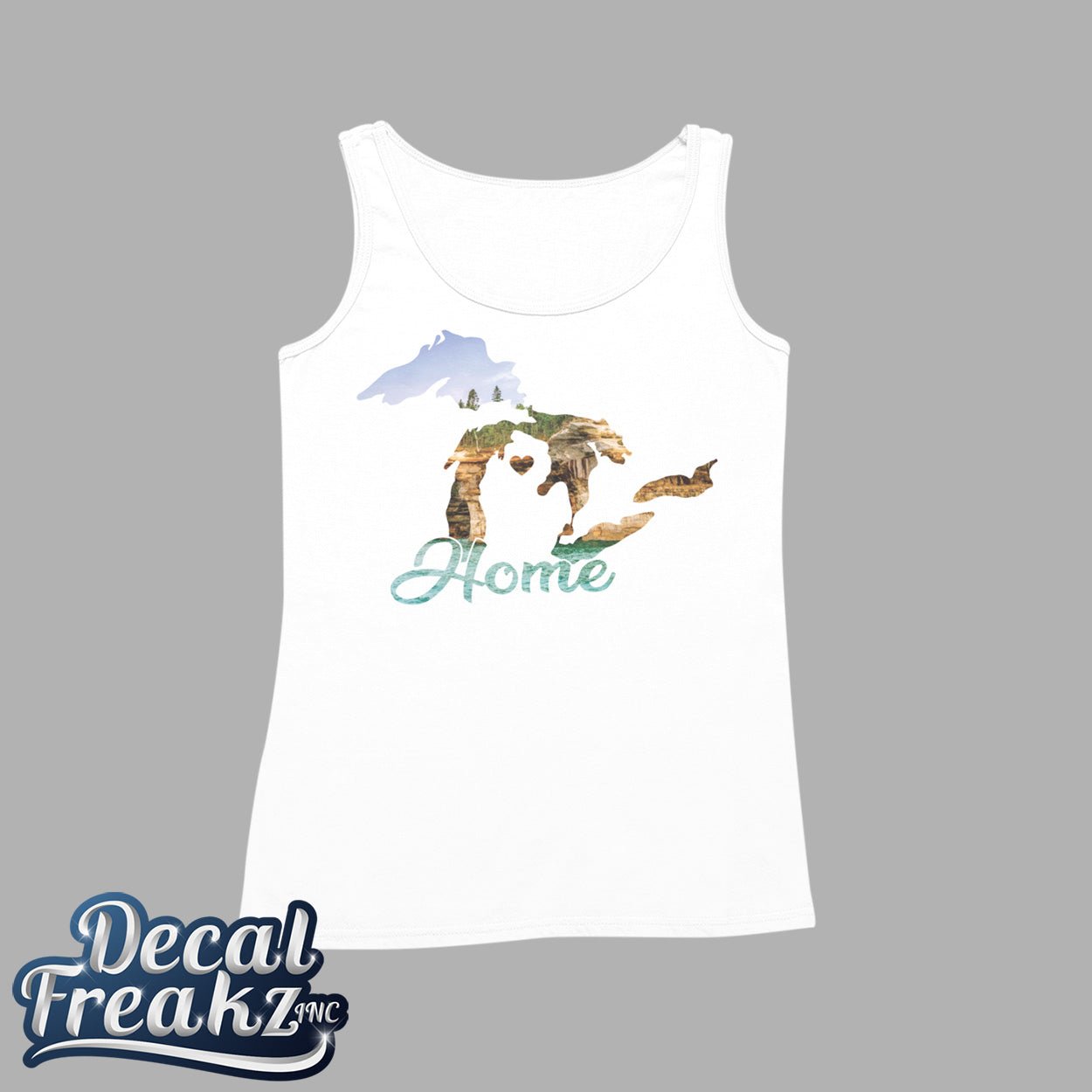 MI Great Lakes Home Pictured Rocks - Tank, T-Shirt, Hoodie With FREE Decal - DecalFreakz