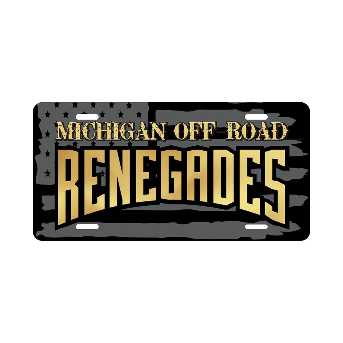 Michigan Off - Road Renegades License Plate - DecalFreakz