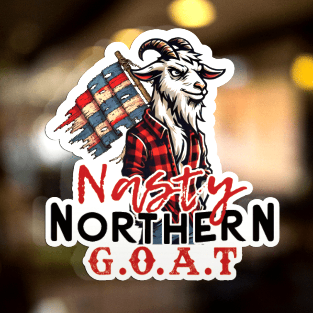 Nasty Northern G.O.A.T Decal - DecalFreakz