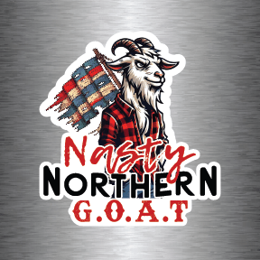 Nasty Northern GOAT Magnet - DecalFreakz