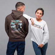 Nasty Northern Moose on the Loose Sweatshirt - DecalFreakz