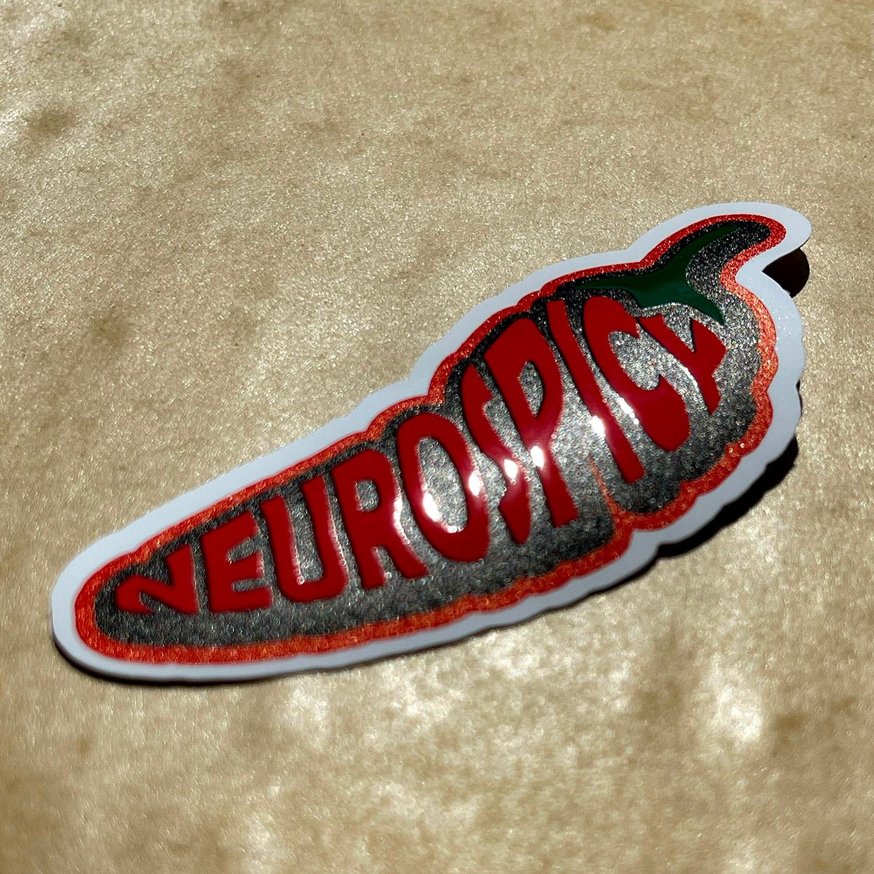Neurospicy - Raised Sticker - DecalFreakz