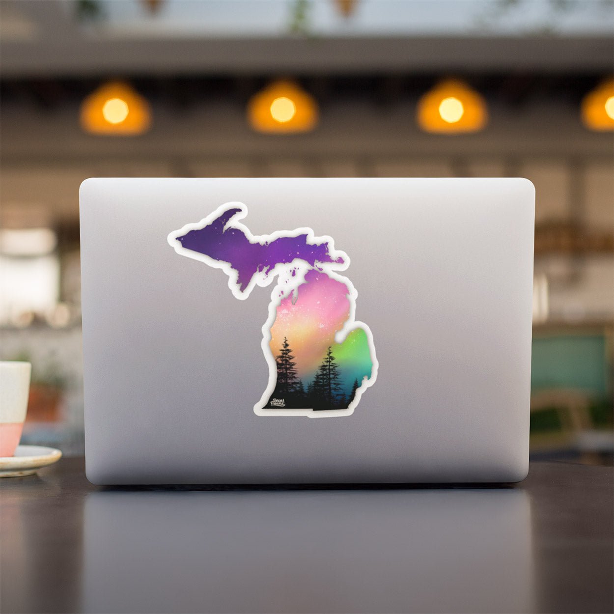 Northern Lights Michigan Decal - DecalFreakz