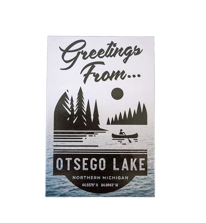 Otsego Shores Postcard - DecalFreakz