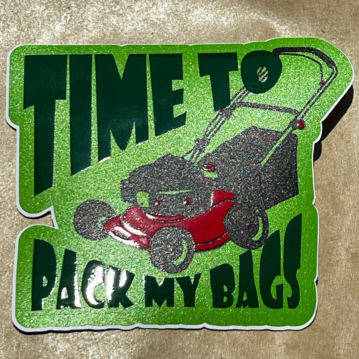 Pack My Bags - Raised Sticker - DecalFreakz