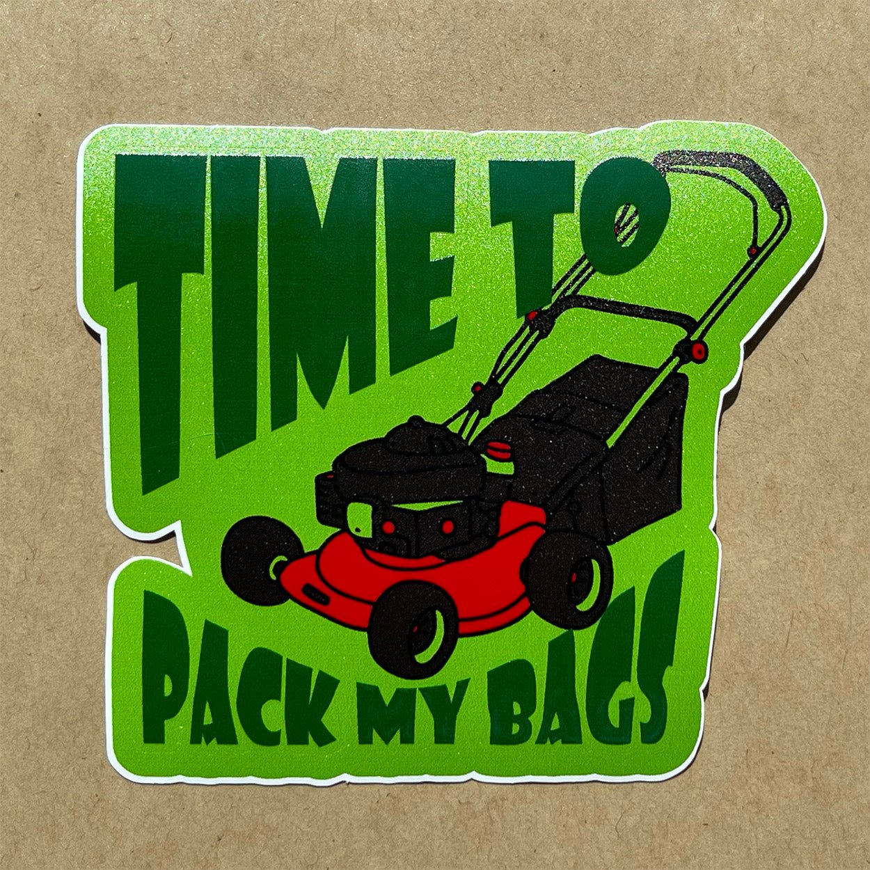 Pack My Bags - Raised Sticker - DecalFreakz