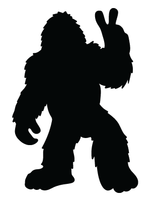 Peace Squatch Decal - DecalFreakz