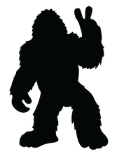 Peace Squatch Decal - DecalFreakz