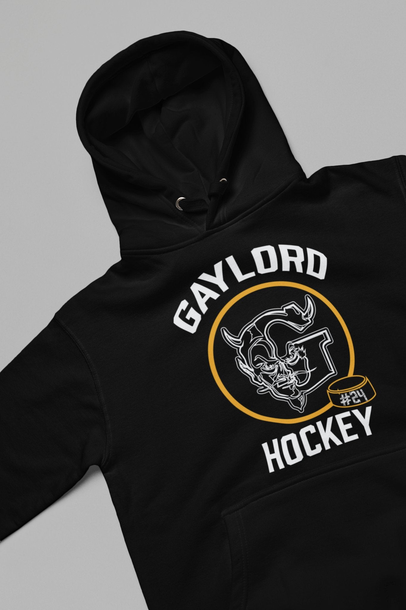 Player # Gaylord Hockey Devil G Hockey Sweatshirt - DecalFreakz