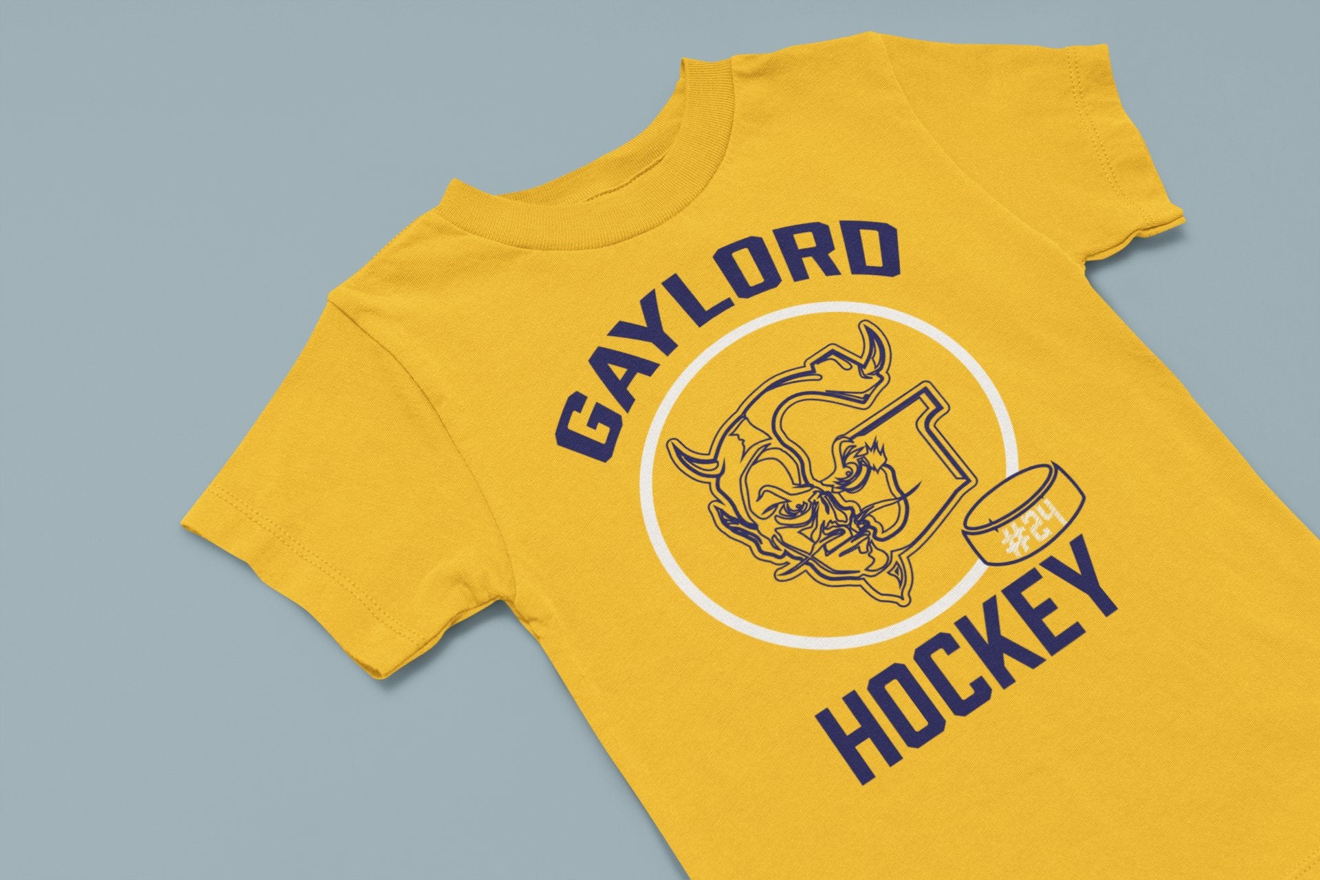 Player # Gaylord Hockey Devil G Hockey Tee - DecalFreakz