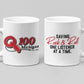 Q100 Saving Rock 11oz Coffee Mug - DecalFreakz