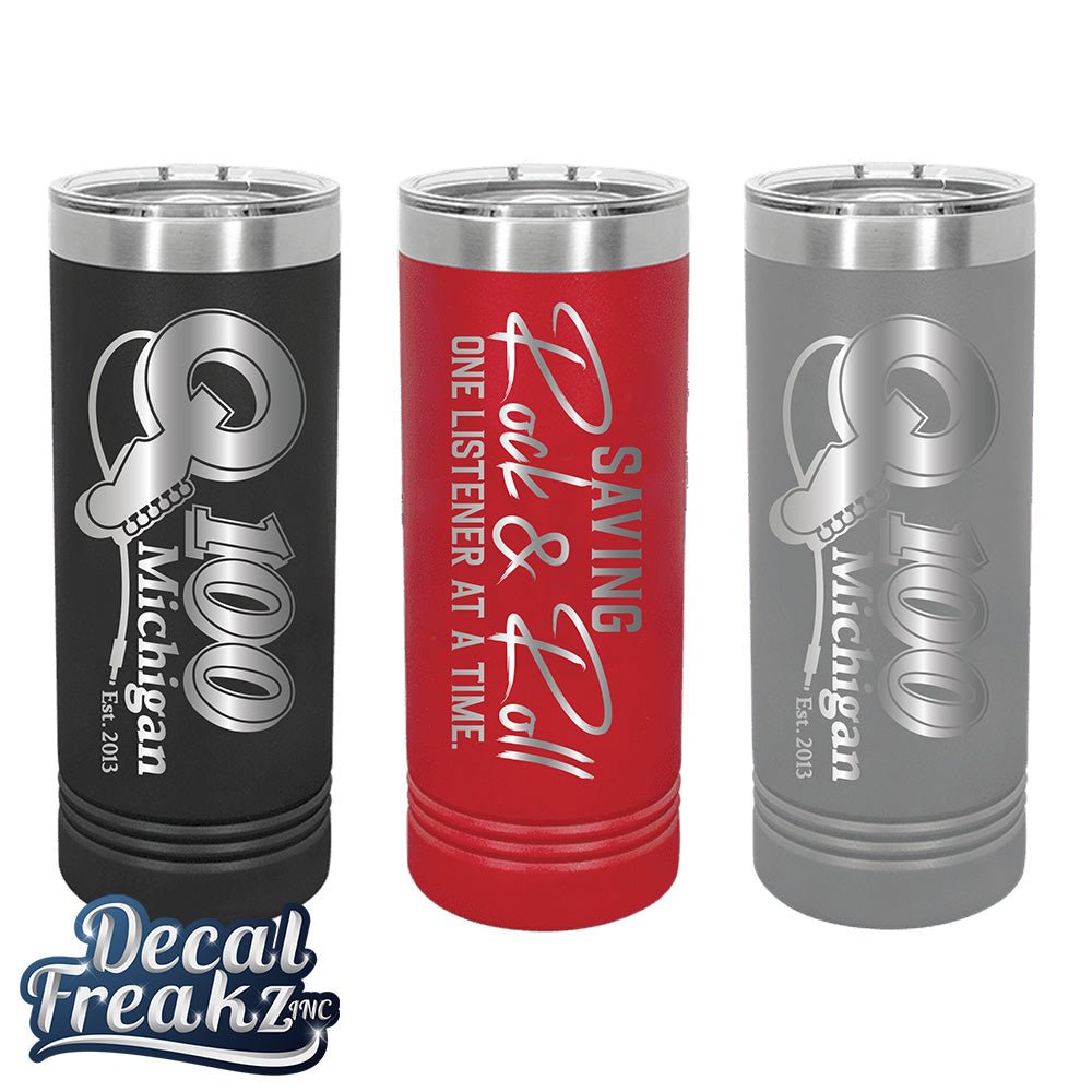 Q100 Saving Rock 22oz Tumbler - Engraved - DecalFreakz