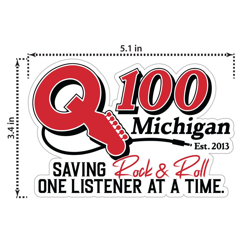 Q100 Saving Rock Decal - DecalFreakz