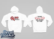 Q100 Saving Rock Hoodie - DecalFreakz