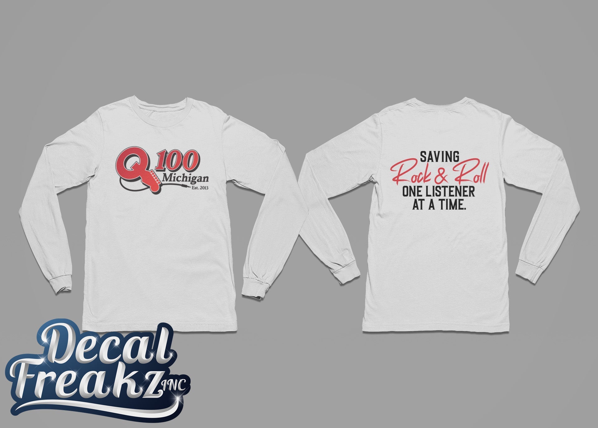 Q100 Saving Rock Long Sleeve - DecalFreakz