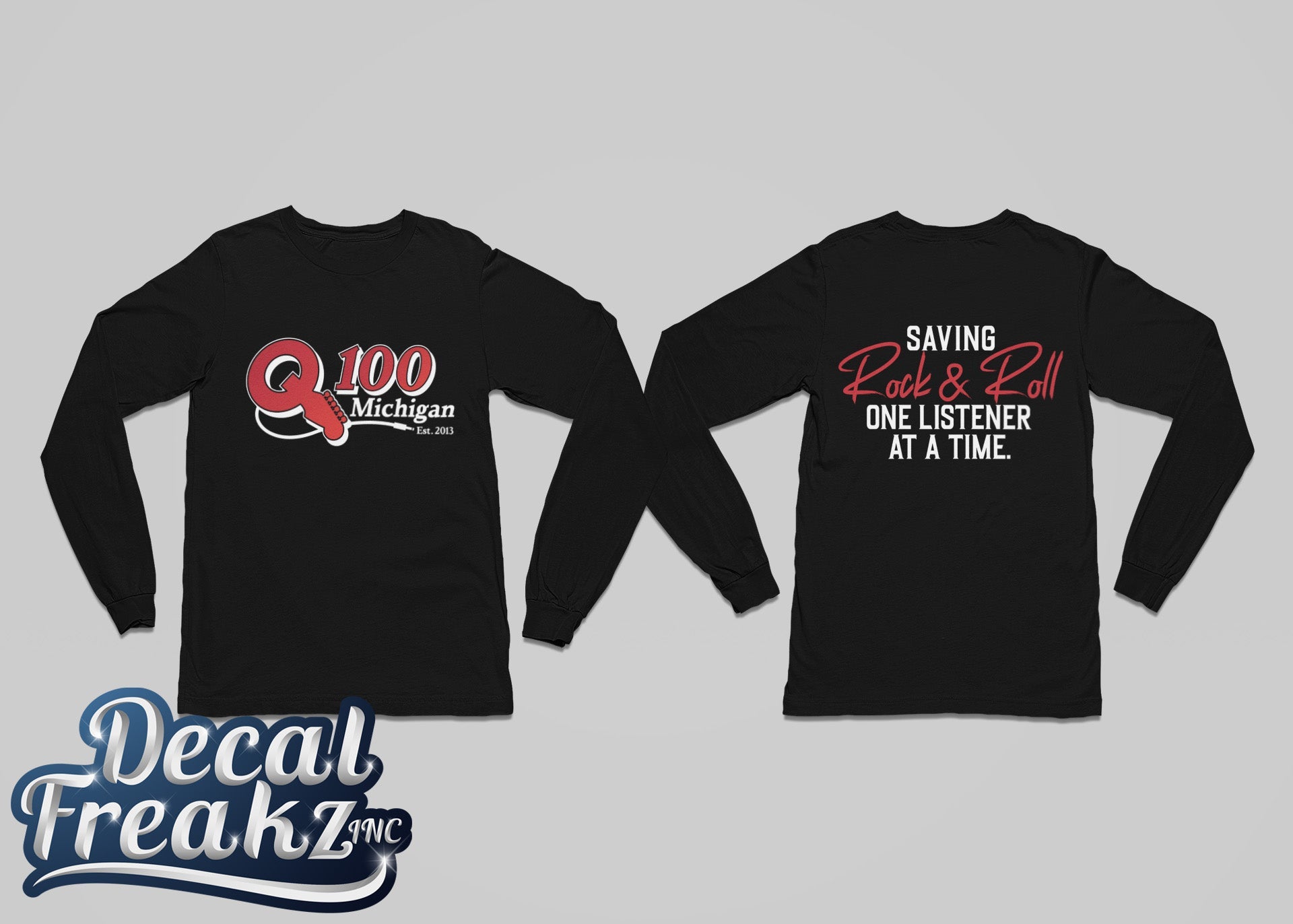 Q100 Saving Rock Long Sleeve - DecalFreakz