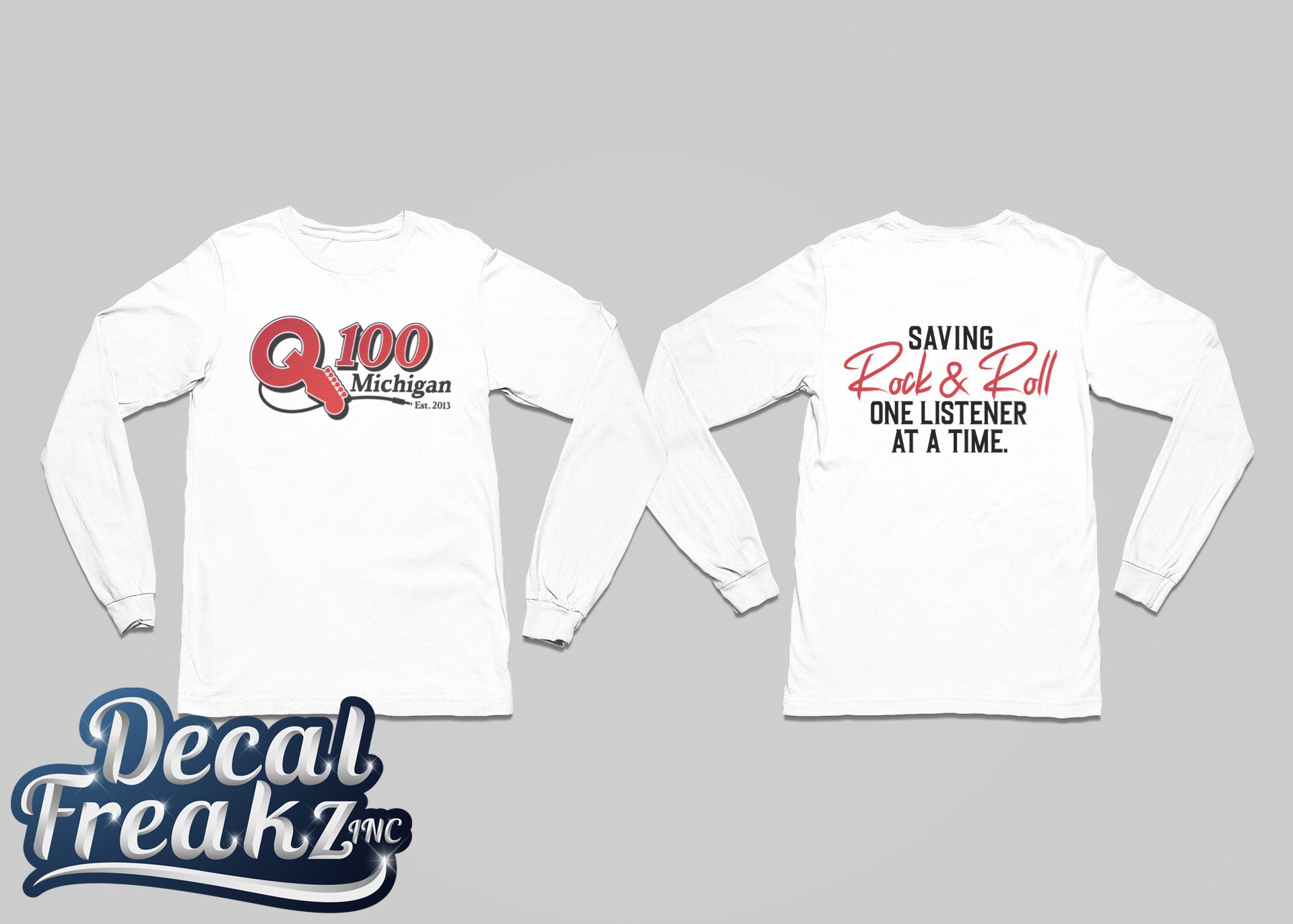 Q100 Saving Rock Long Sleeve - DecalFreakz