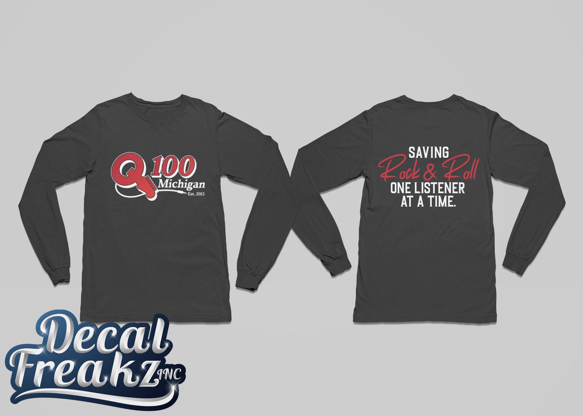 Q100 Saving Rock Long Sleeve - DecalFreakz