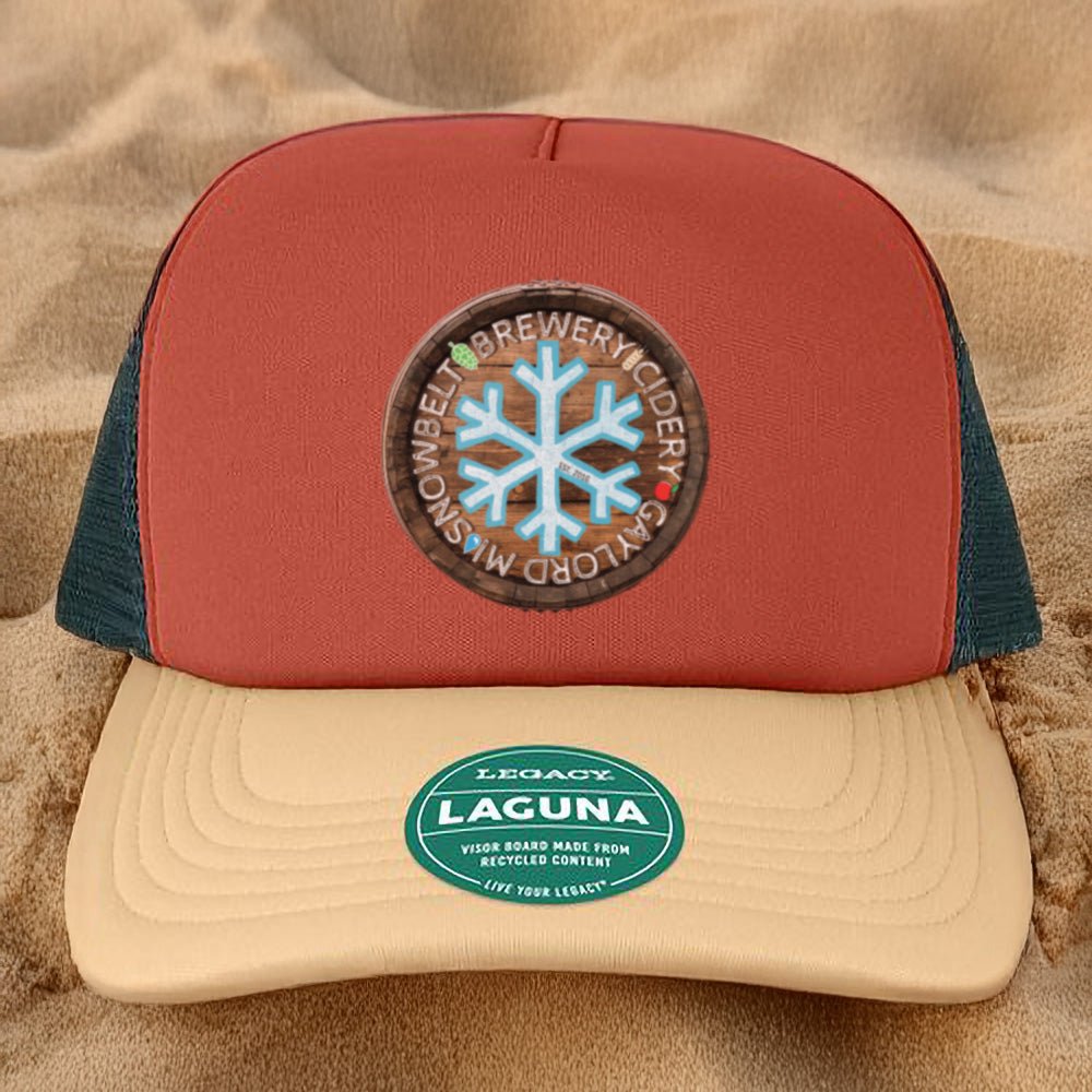 Snowbelt Brewing Co. Legacy Laguna Foam Trucker Hat - DecalFreakz