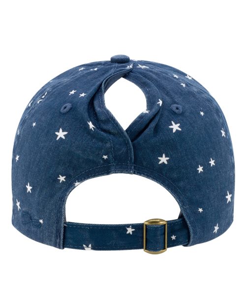 Snowbelt Brewing Co. Patterned Ponytail Cap - DecalFreakz