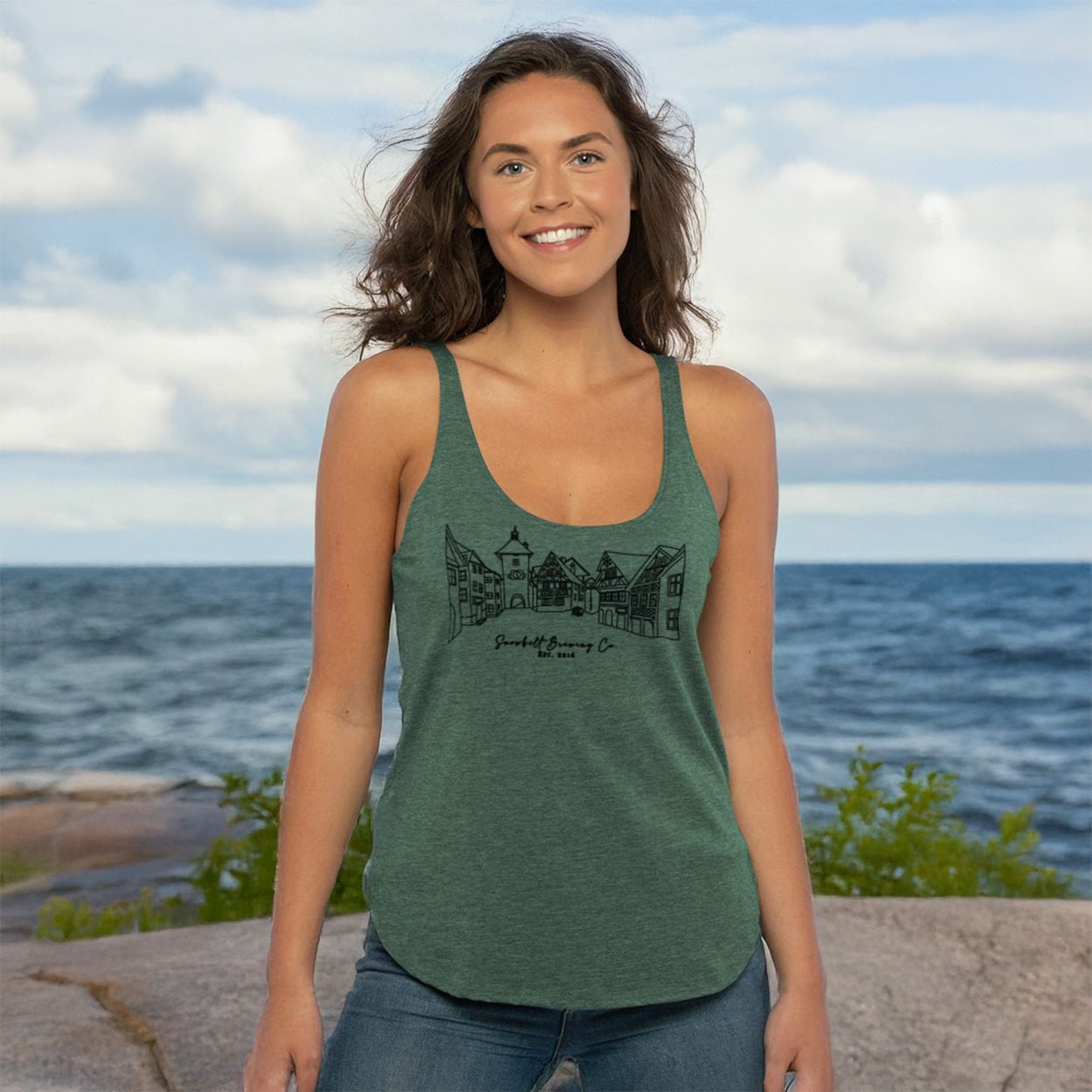 Snowbelt Brewing Co. Royal Pine Women’s Festival Tank - DecalFreakz