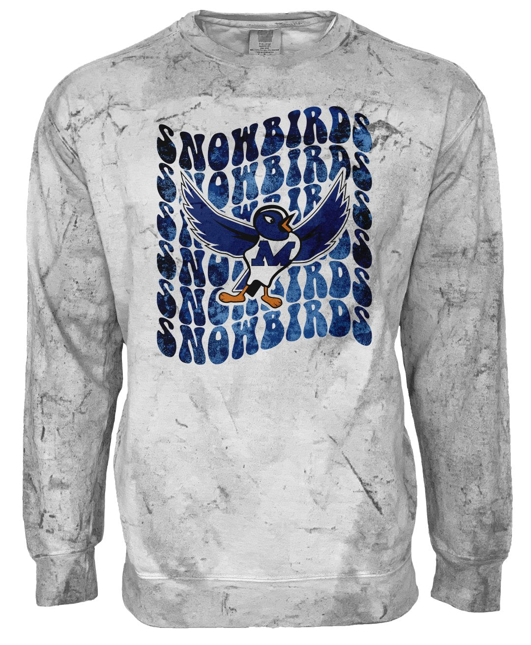 Snowbirds Wave ColorBlast Crewneck - DecalFreakz