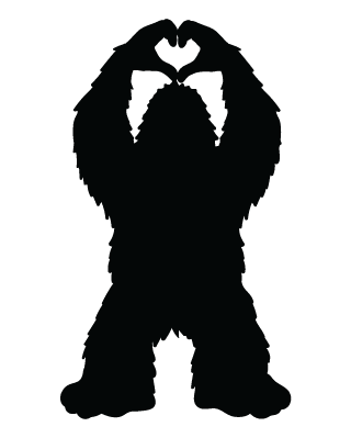 Squatch Love Decal - DecalFreakz