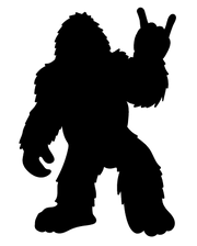 Squatch Rock On Decal - DecalFreakz