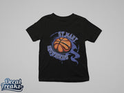 St. Mary Basketball Flame Shirt - DecalFreakz