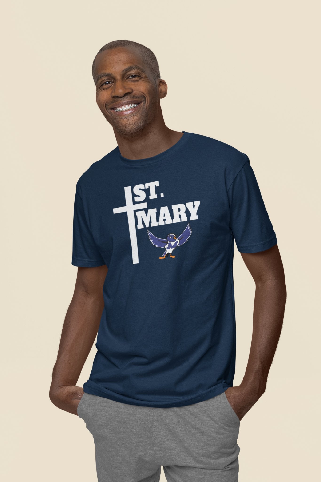 St. Mary Cross & Snowbird Adult T-Shirt or Hoodie - DecalFreakz