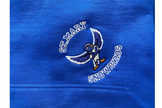St. Mary Snowbirds Embroidered Blanket - DecalFreakz
