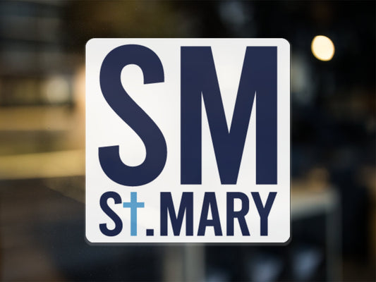 St.Mary Stacked Decal - DecalFreakz