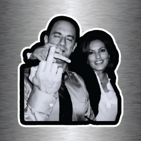 SVU Benson & Stabler Magnet - DecalFreakz