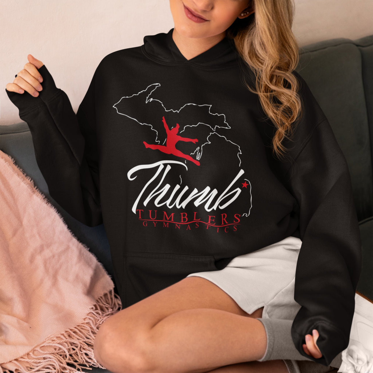 Thumb Tumblers - Adult Hoodie - DecalFreakz