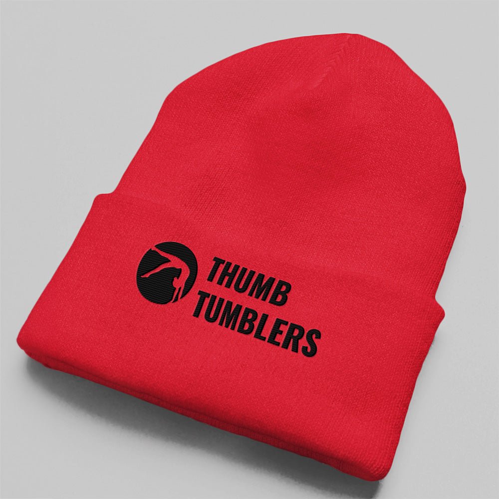 Thumb Tumblers Embroidered Beanies - DecalFreakz